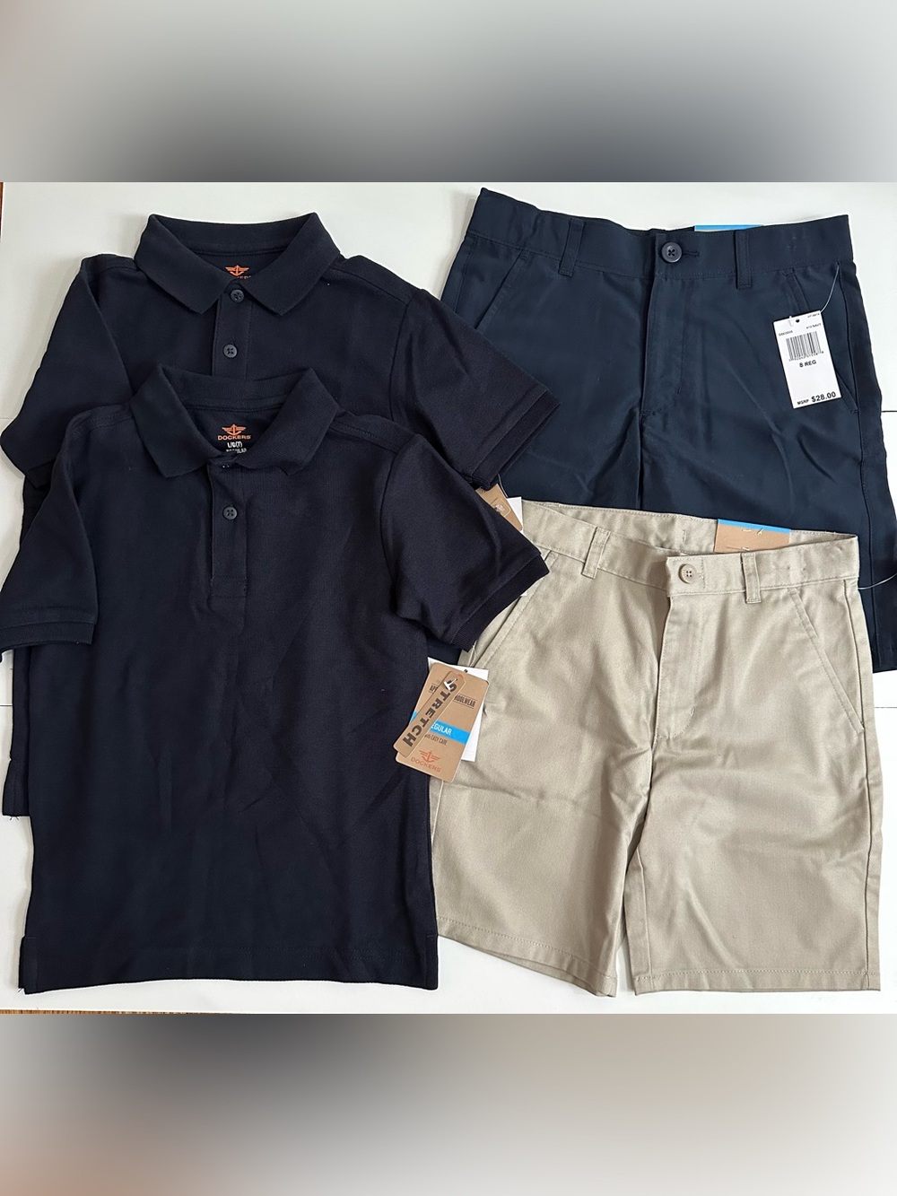 Boys polo/shorts/uniform lot